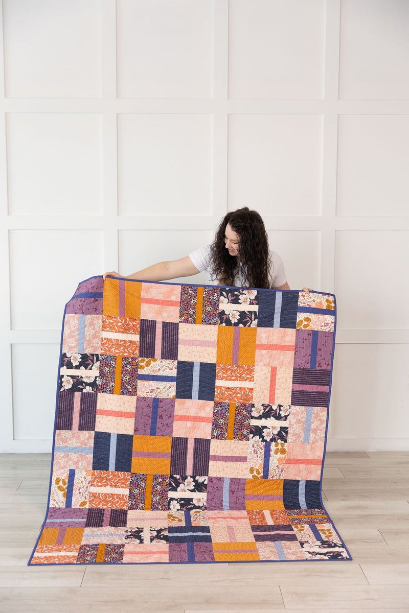 Dusk Fusion Beginners Crossing Finished Quilt – Quilt101