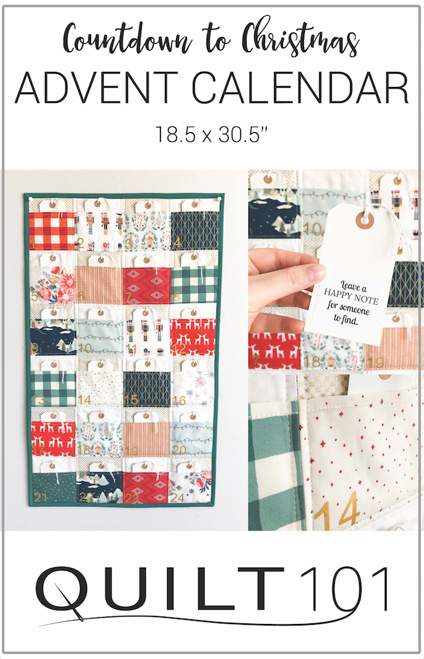 Advent Calendar Digital Pattern Quilt101