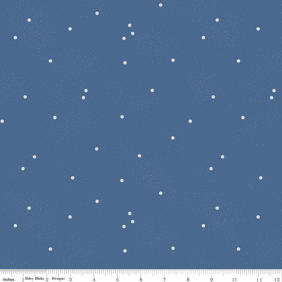 Add-On Backing: Dainty Daisy Denim for Starry Skies Pre-Cut Quilt Kit