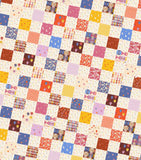 Happy Checks: Persimmon Pre-Cut Quilt Kit