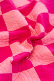 Checkerboard Charm, Pink - FINISHED QUILT