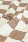 Checkerboard Charm, Mink - FINISHED QUILT