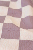 Checkerboard Charm, Purple - FINISHED QUILT