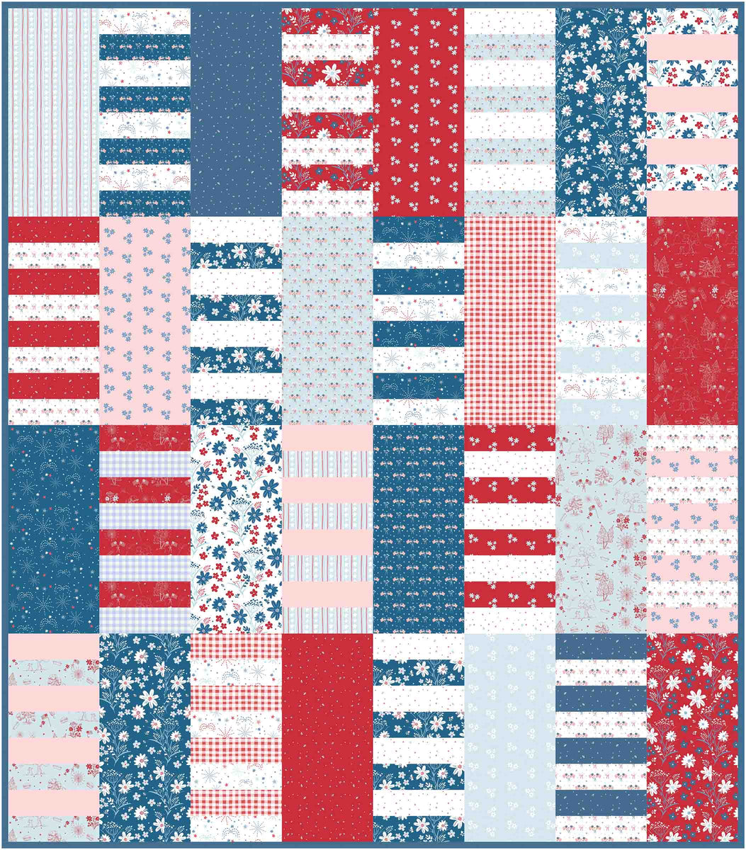 Fireworks Fields Pre-Cut Quilt Kit – Quilt101