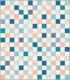Happy Checks: Gulf Breeze Pre-Cut Quilt Kit