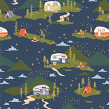 Happy Checks: Happy Camper Pre-Cut Quilt Kit