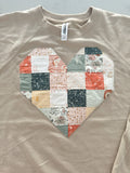 Quilted Heart Sweatshirt Kit