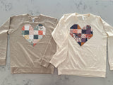 Quilted Heart Sweatshirt Kit