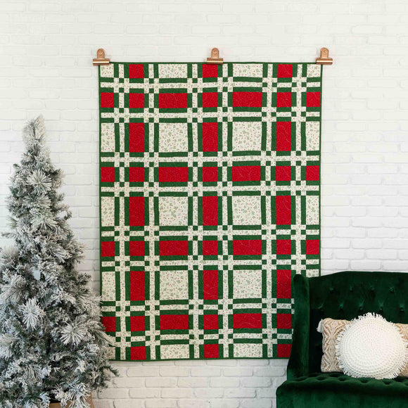Lakehouse Plaid Christmas Pre-Cut Quilt Kit