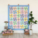Pastel Pinwheel Pre-Cut Quilt Kit