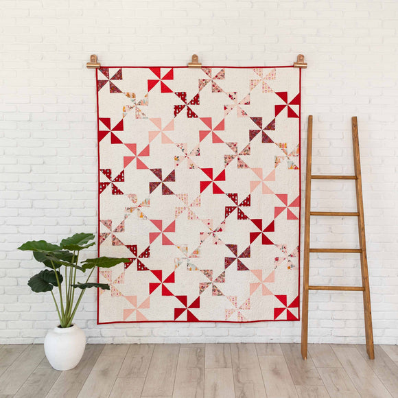 Peppermint Pinwheels - FINISHED QUILT