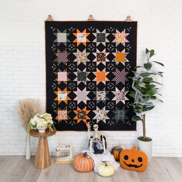 Romance Halloween Pre-Cut Quilt Kit