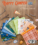 Happy Checks: Happy Camper Pre-Cut Quilt Kit