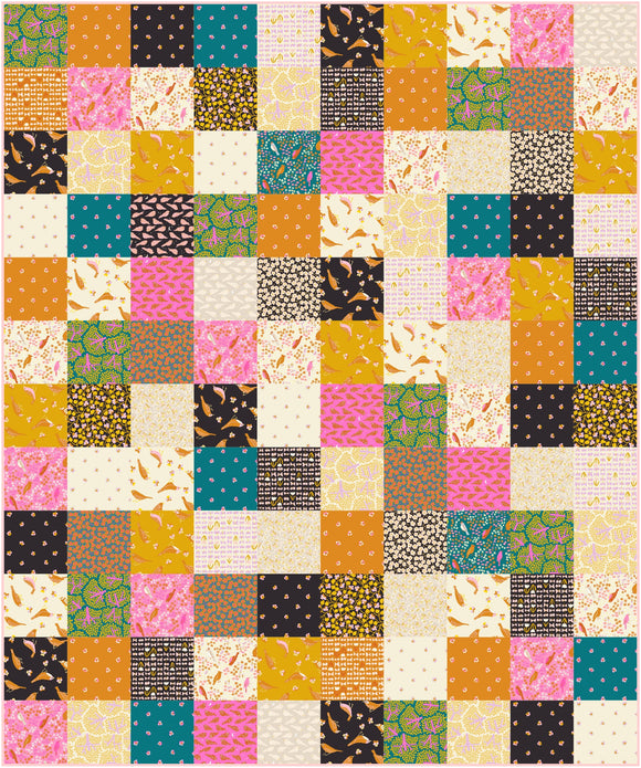 Kwik & Scrappy - Bird is the Word Pre-Cut Quilt Kit