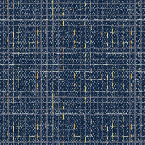 Add-On Backing: Tweed Indigo for Checkerboard Pre-Cut Quilt Kit