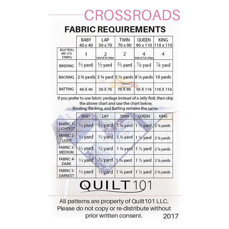 Crossroads Digital Pattern – Quilt101