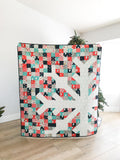 Snowflake Lap Pre-Cut Quilt Kit by Modern Handcraft + BACKING