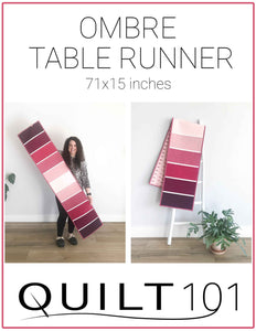 Ombre Table Runner Digital Pattern