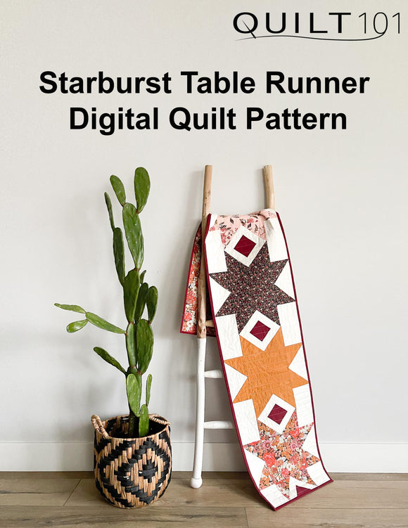 Starburst Table Runner Digital Pattern
